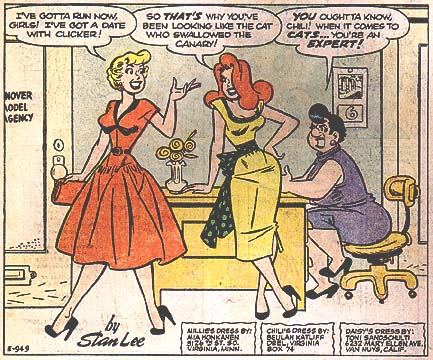 Millie the Model #56: October, 1954