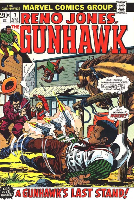 The Gunhawk #7: October, 1973